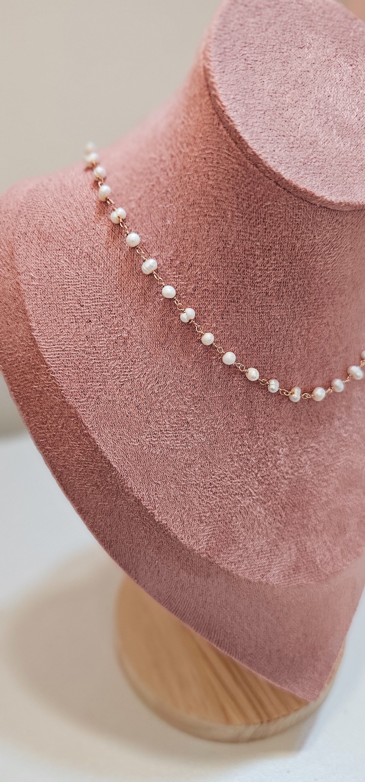 Collana rosario perle Abràzame