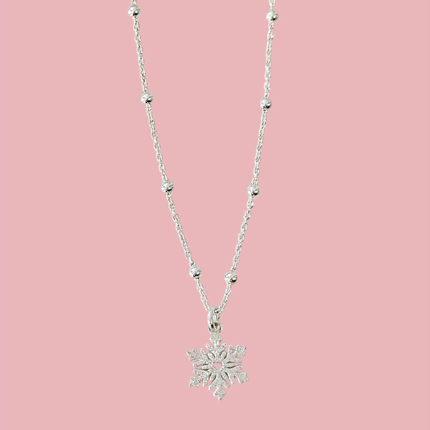 Collana fiocco di Neve diamantato