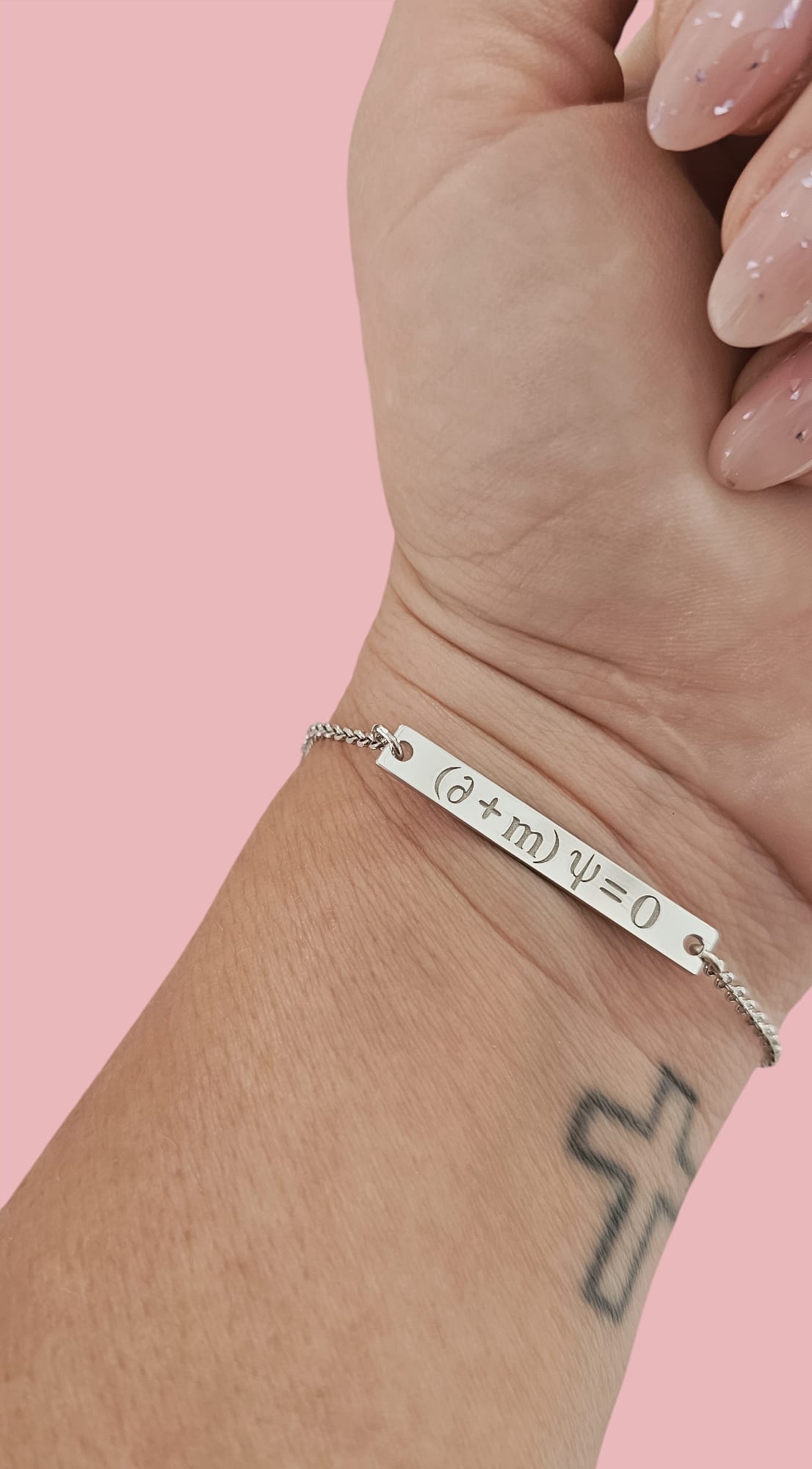 Bracciale rollò targhetta stretta