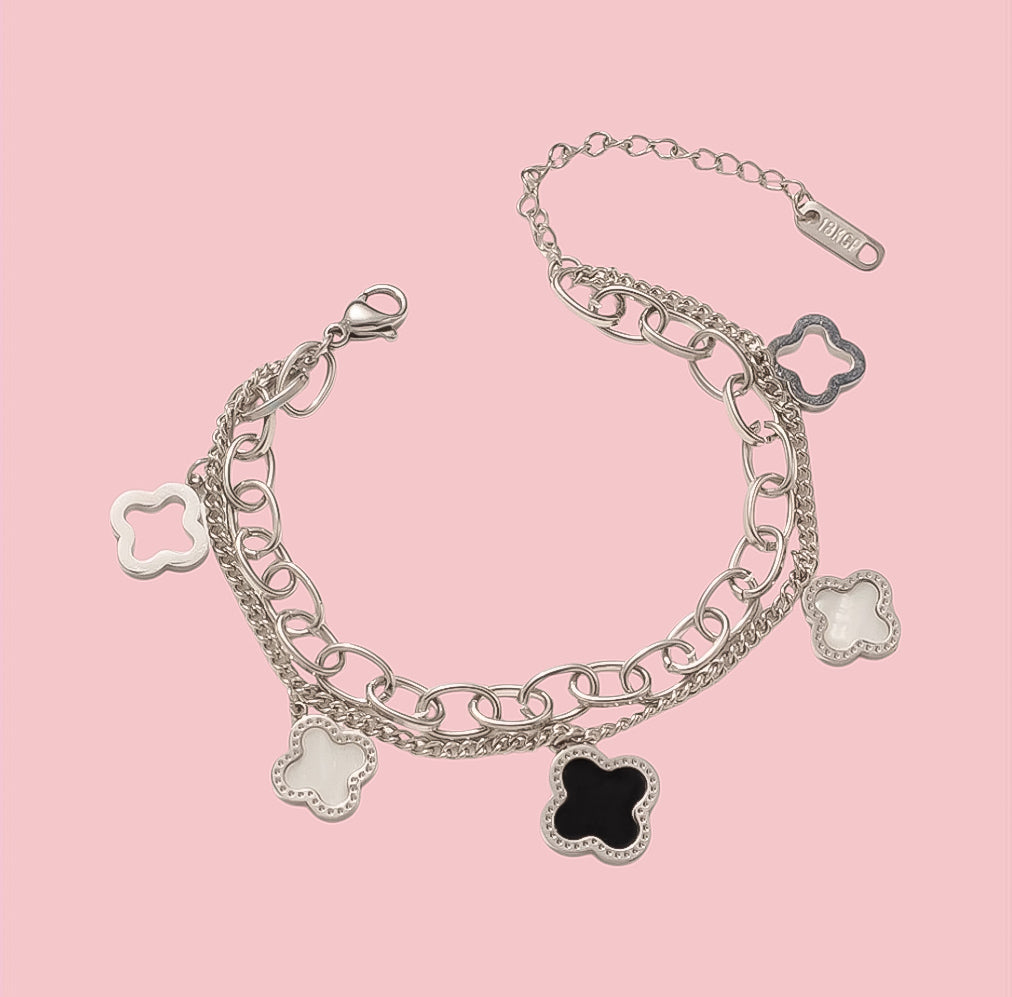 Bracciale fiori stilizzati luxury