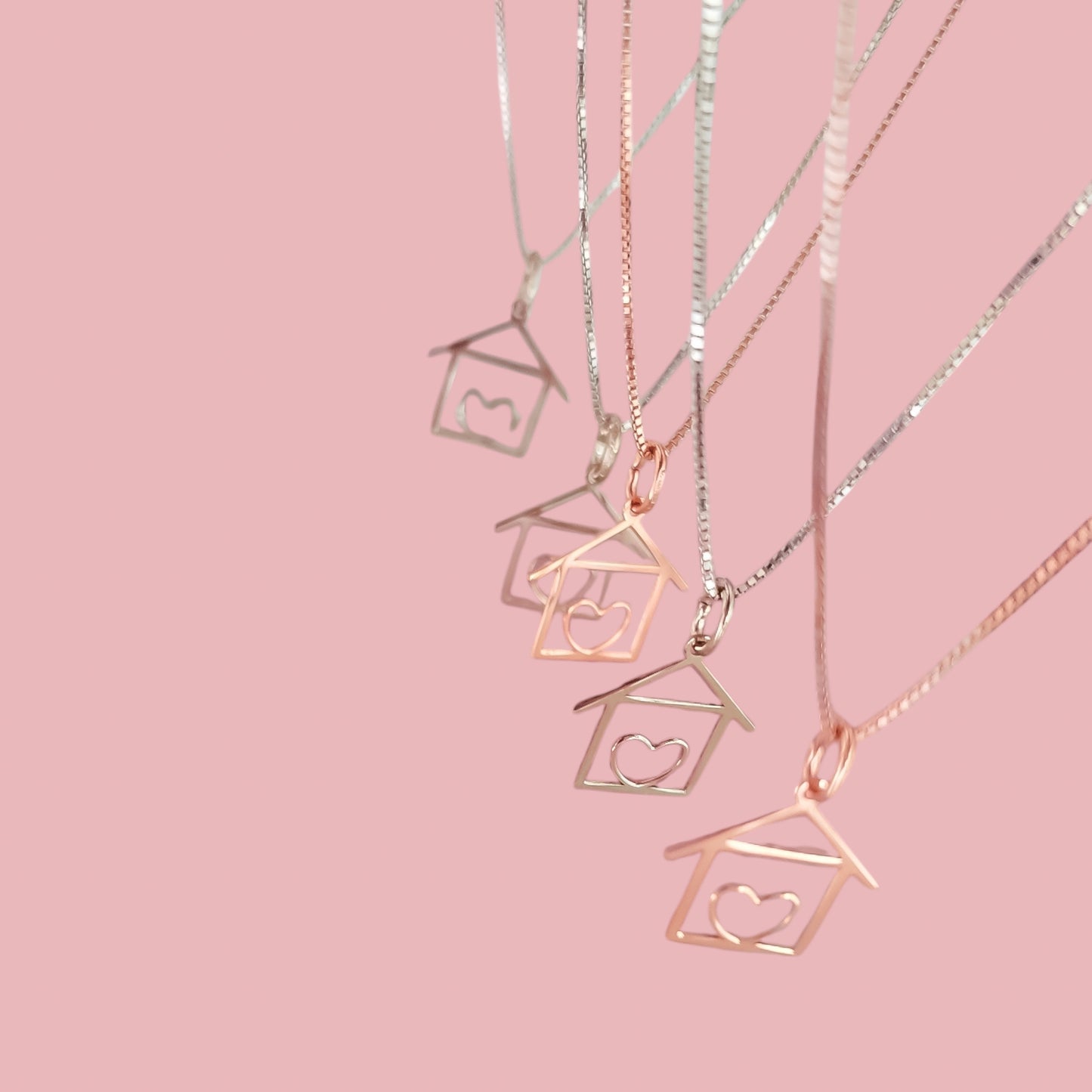 Collana casetta del cuore