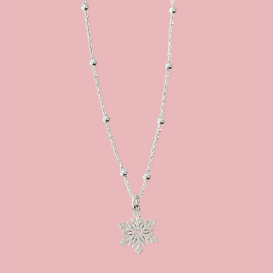 Collana fiocco di Neve diamantato