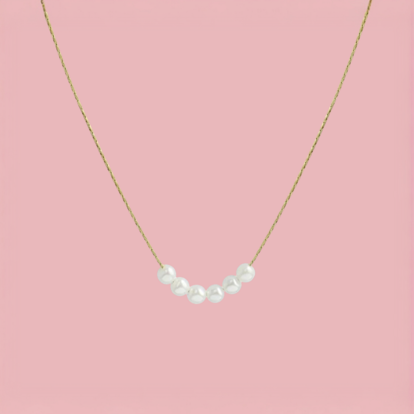 Collana minimal perle chic